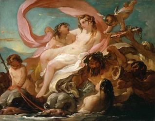 Venus, die aus dem Meer auftaucht, ca. 1754-5